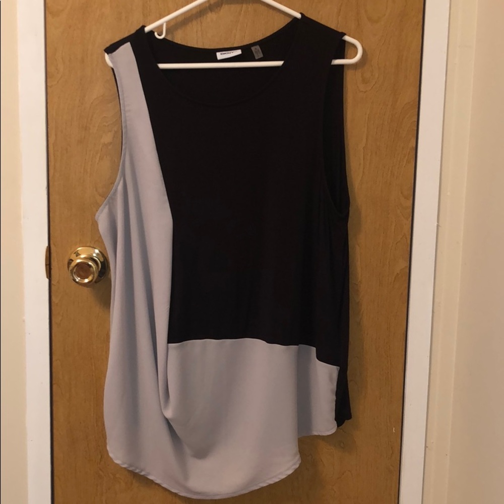 DKNYC black and off white tunic